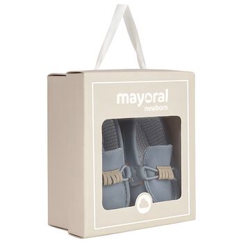 Baby Boys Blue Suede Pre Walker Moccasins