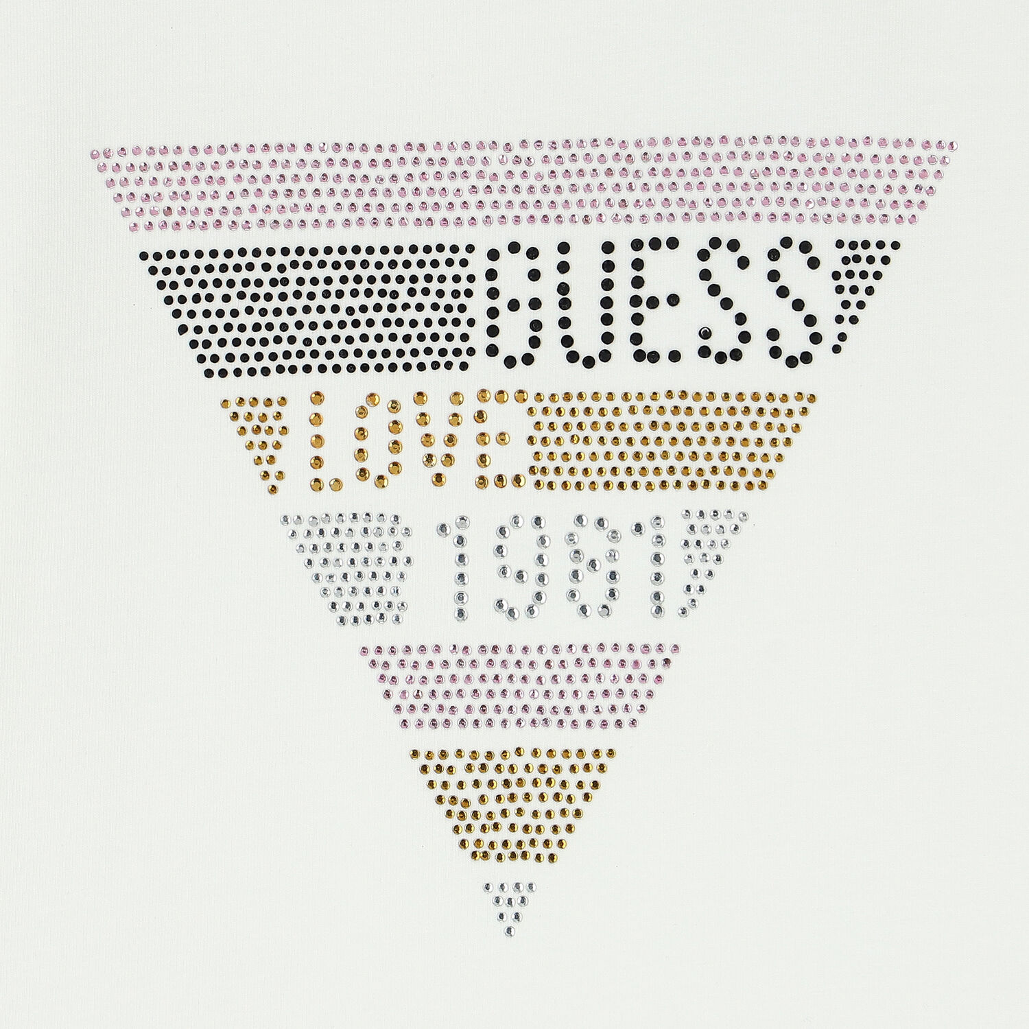 Girls White Embellished Logo Long Sleeve Top, 1, hi-res