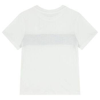 Boys White Logo T-Shirt