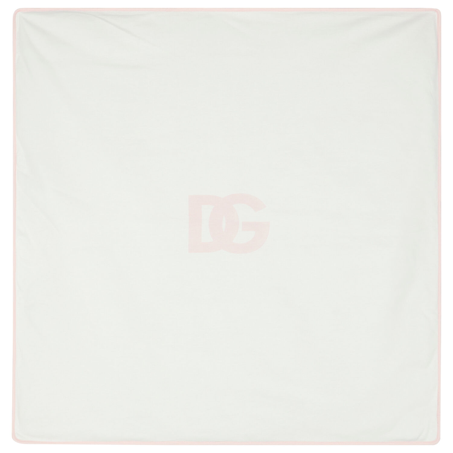 Baby Girls Pink & Ivory Logo Blanket, 1, hi-res