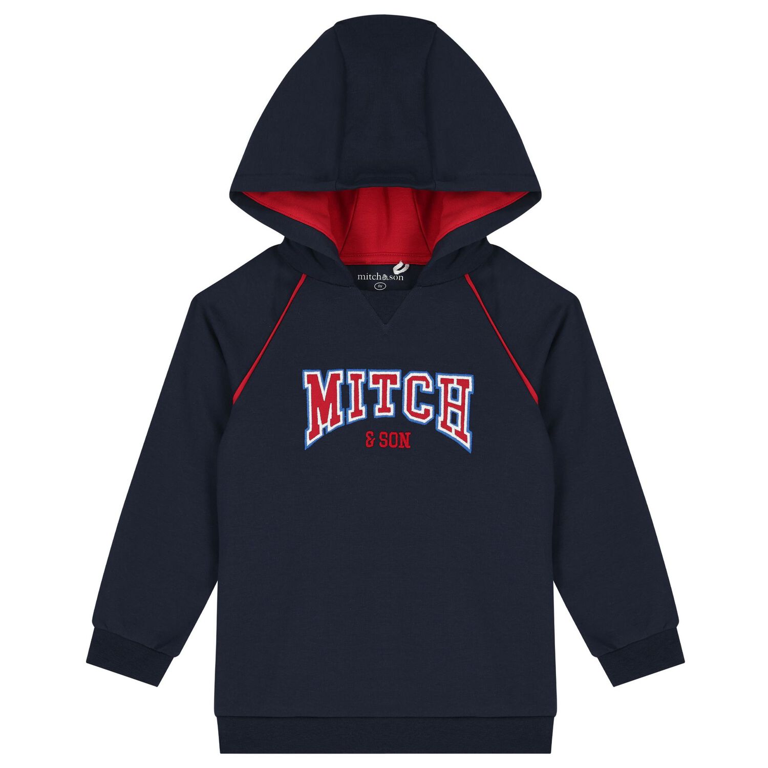 Boys Navy Blue Logo Tracksuit, 2, hi-res image number null