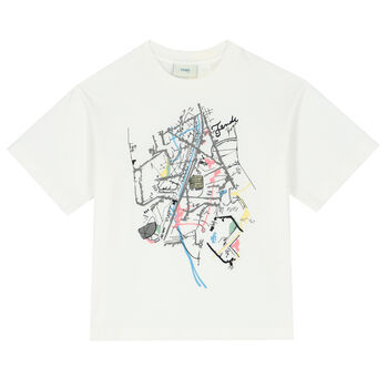 Boys Ivory Logo T-Shirt