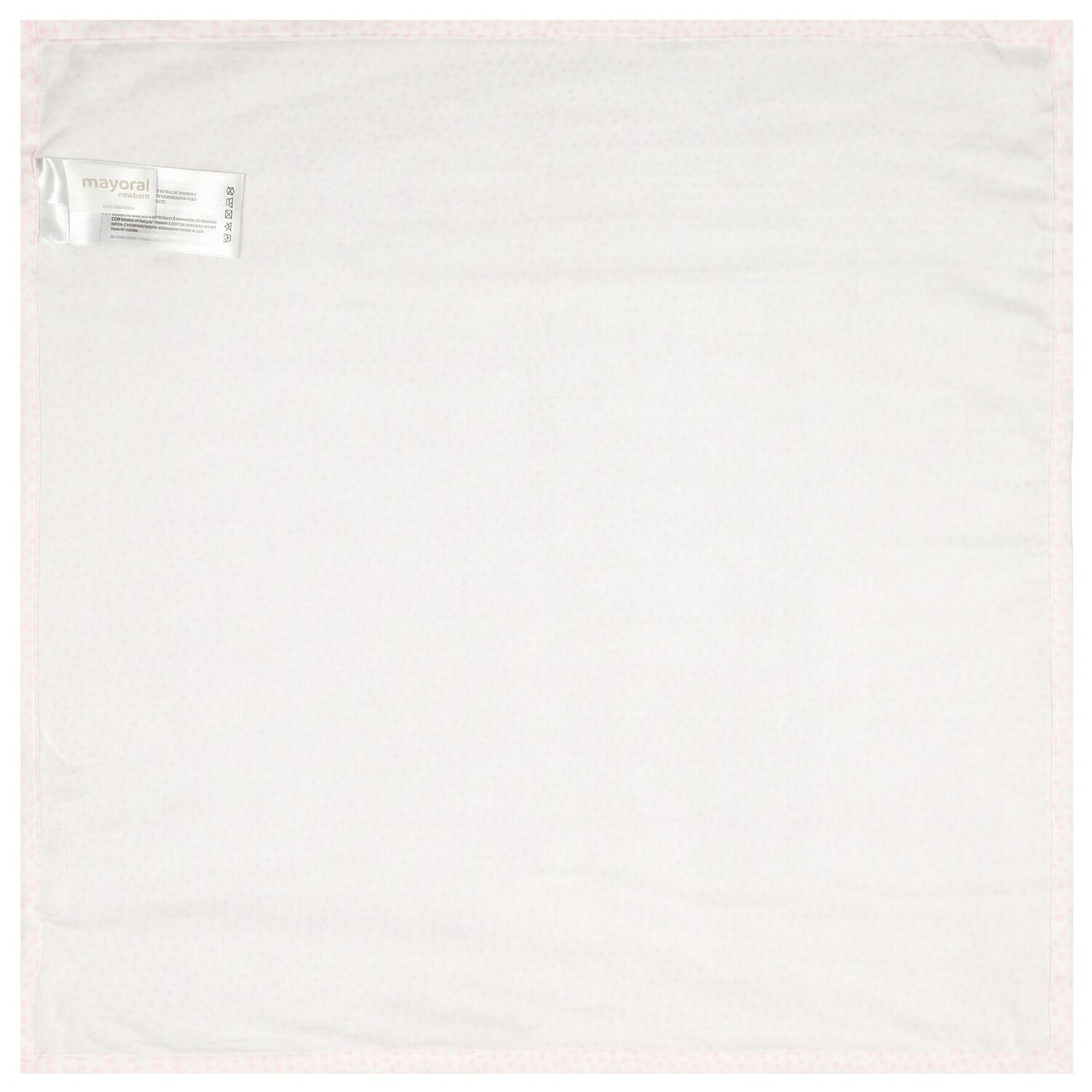Baby Girls Ivory & Pink Muslin Swaddles ( 3-Pack ), 3, hi-res