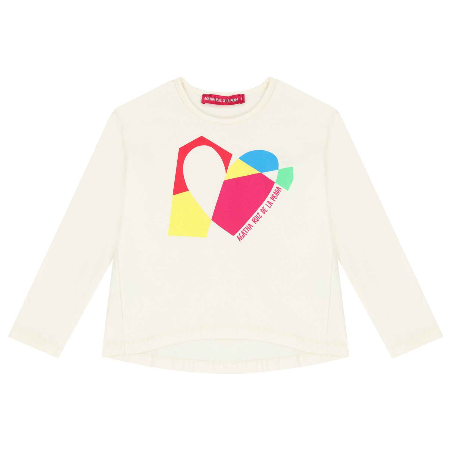 Girls Ivory Logo Sweatshirt, 1, hi-res