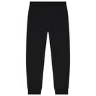 Boys Black Logo Joggers, 1, hi-res