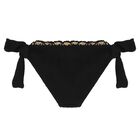 Girls Black & Gold Crochet Bikini, 1, hi-res