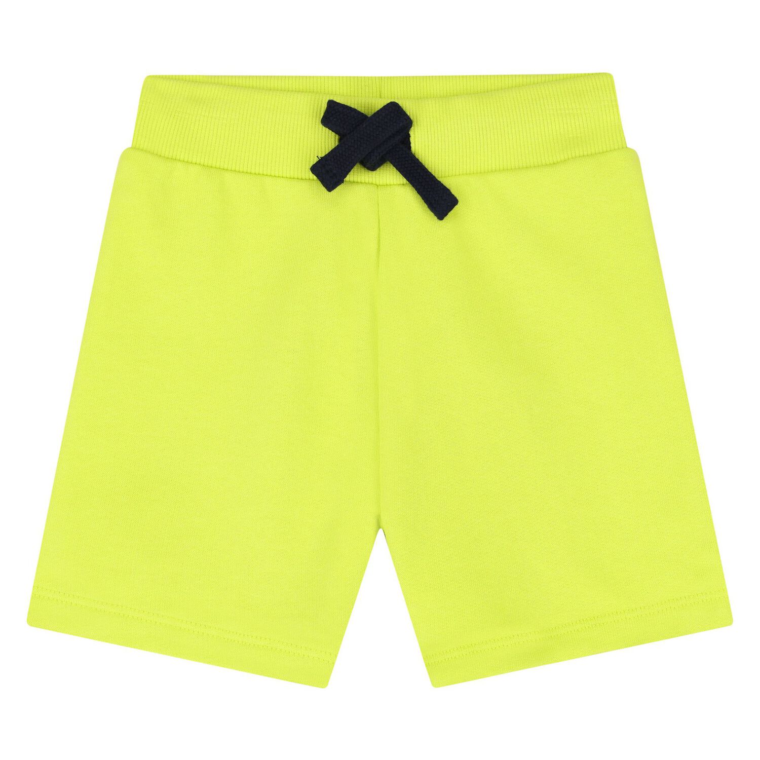 Younger Boys White & Green Logo Shorts Set, 2, hi-res