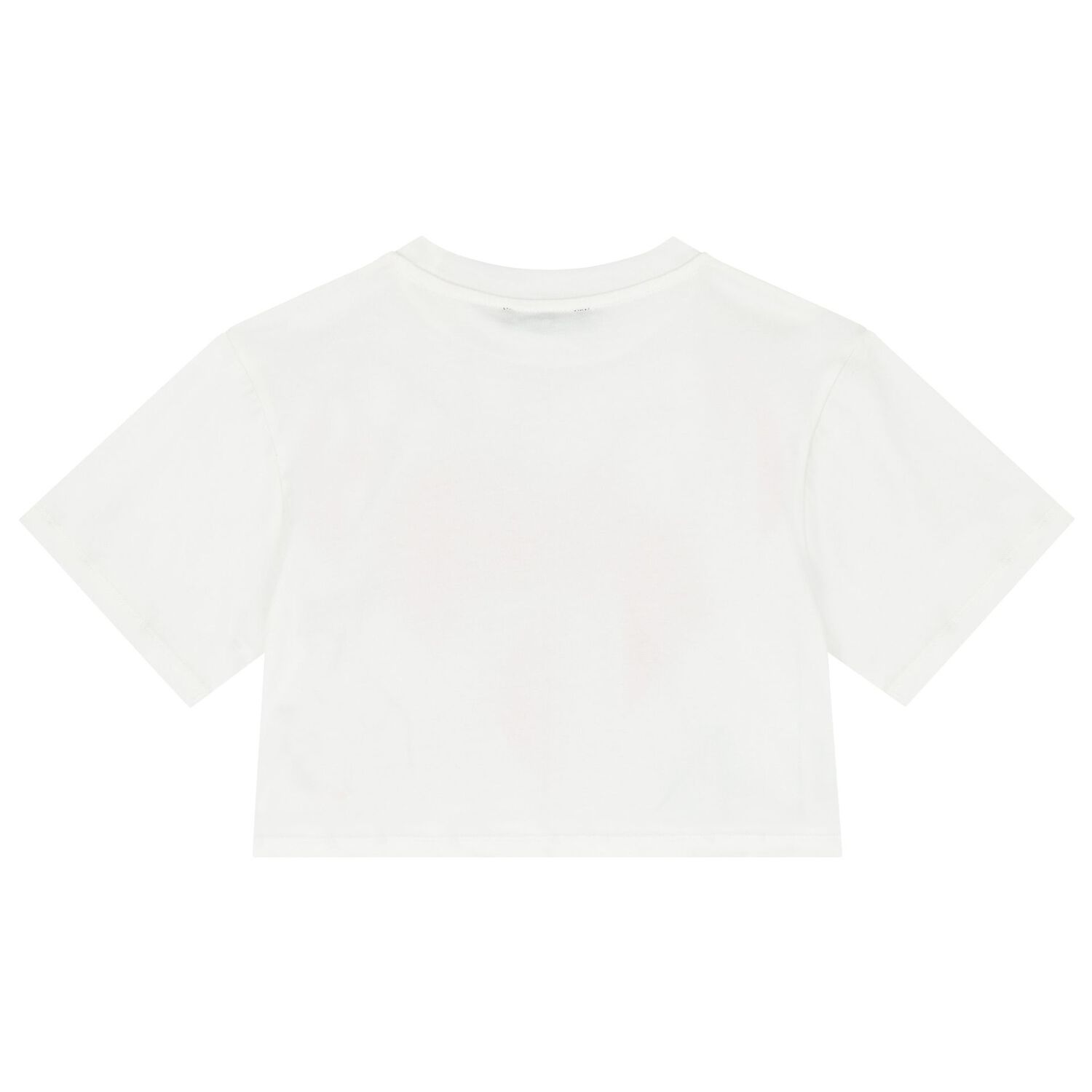 Girls White Logo T-Shirt, 2, hi-res