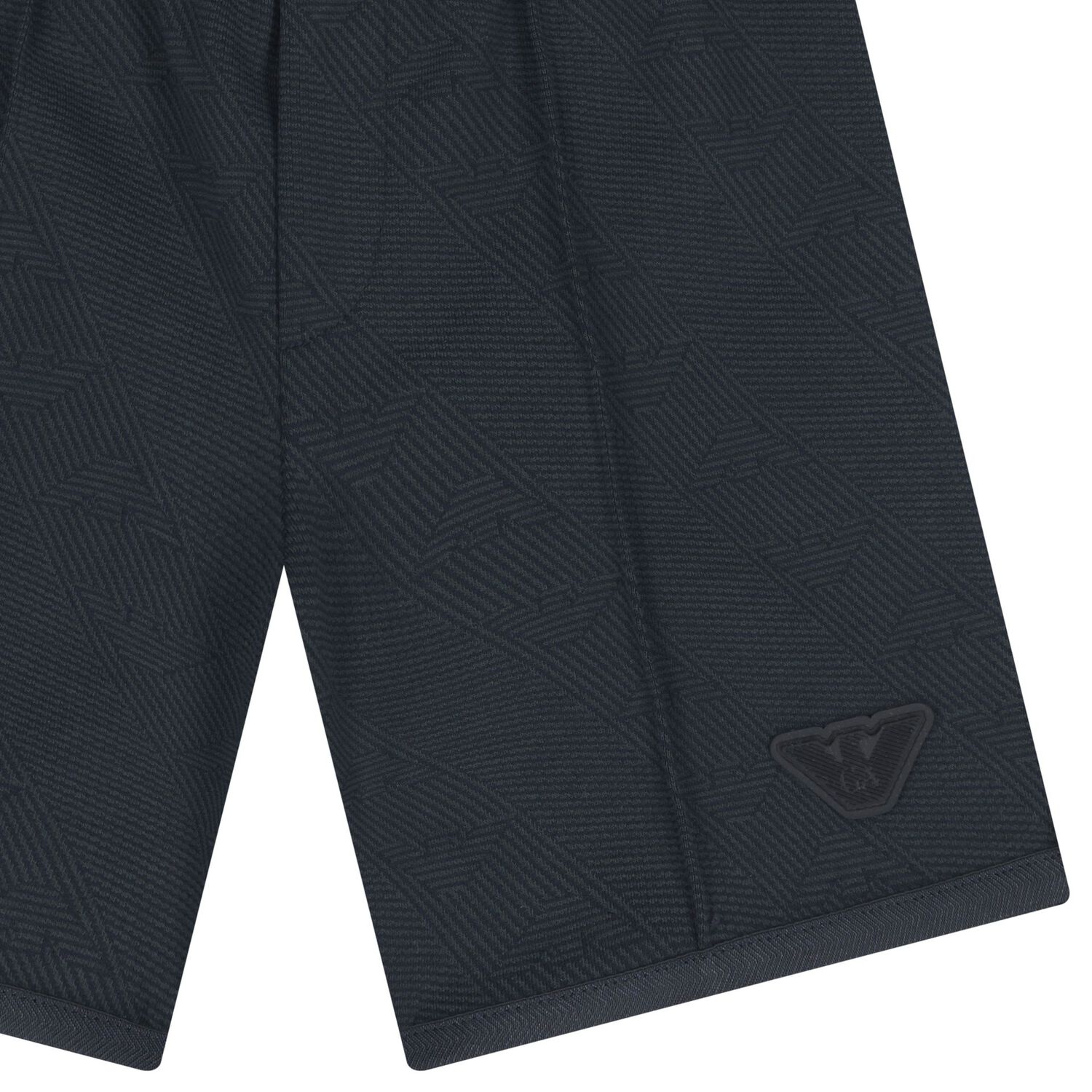 Younger Boys Navy Blue Logo Shorts, 2, hi-res