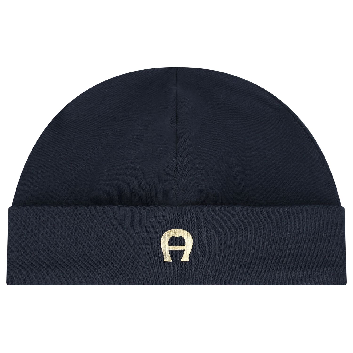 Baby Boys Navy Blue Logo Hat, 3, hi-res
