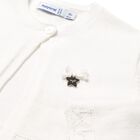 Younger Girls Ivory Cardigan, 1, hi-res