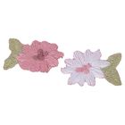 Baby Girls Pink Floral Knit Blanket, 2, hi-res