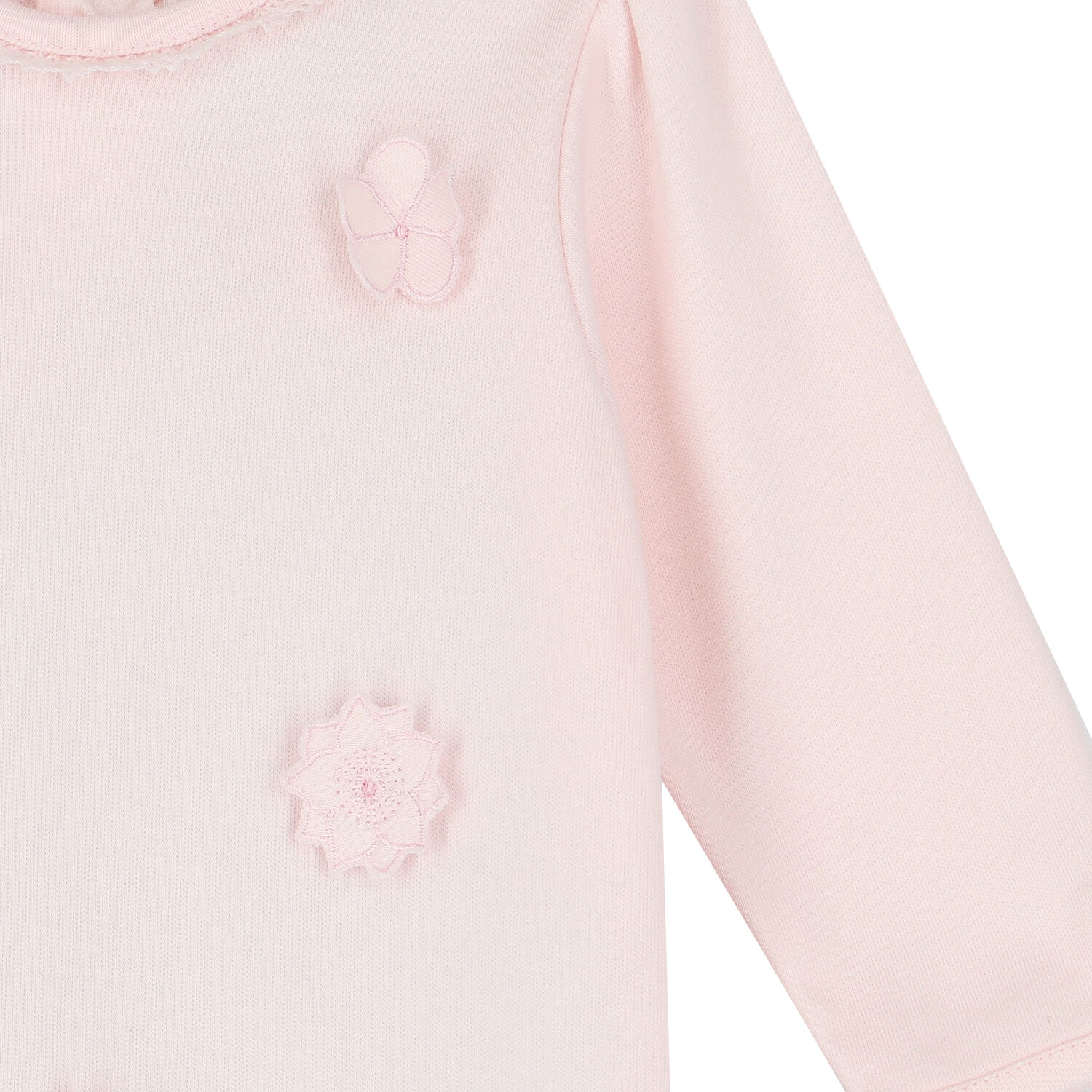 Baby Girls Pink Floral Babygrow, 1, hi-res
