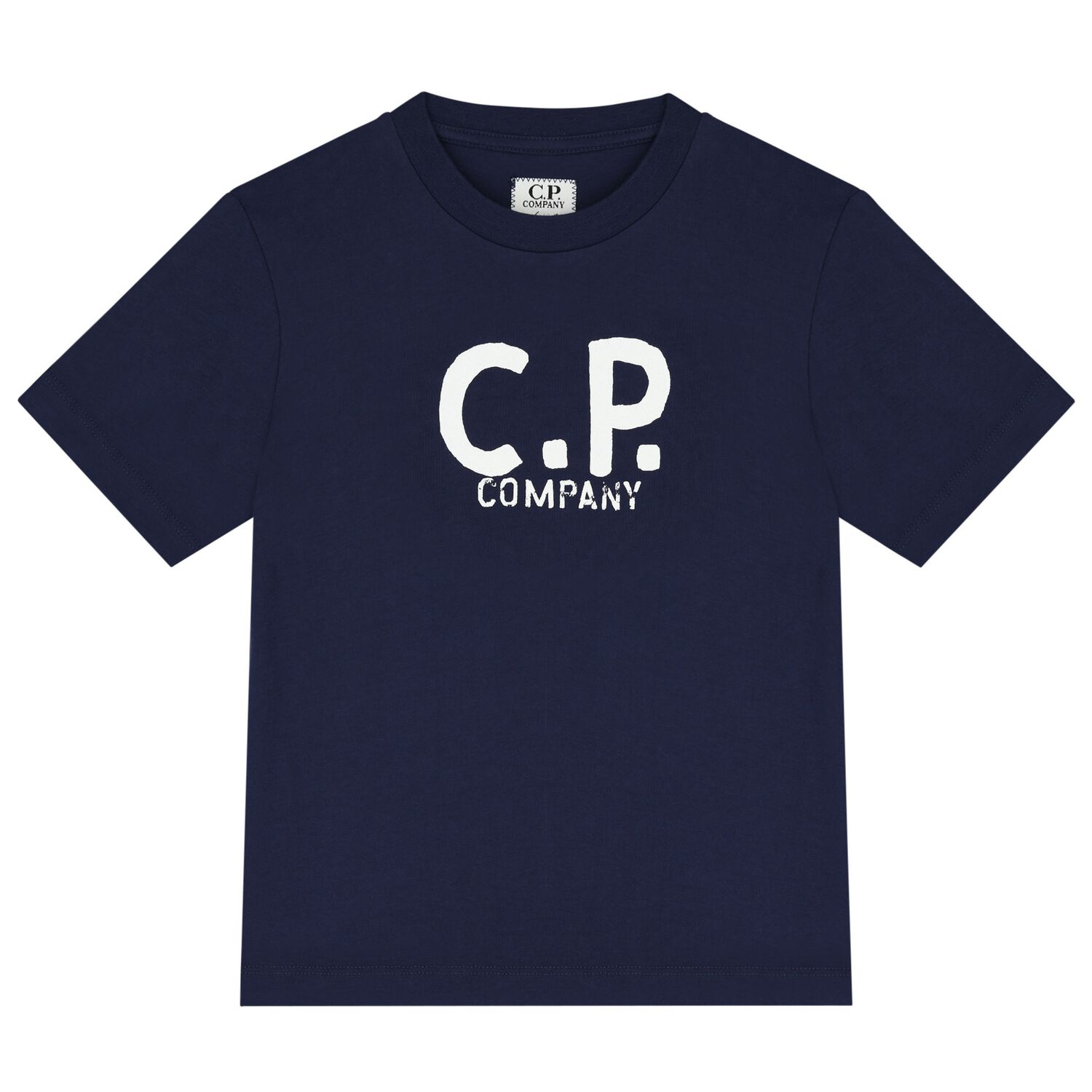 Boys Navy Blue Logo T-Shirt, 2, hi-res