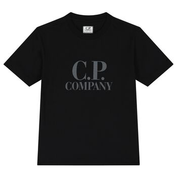 Boys Black Logo T-Shirt