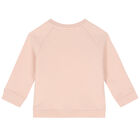 Younger Girls Pink Logo Sweatshirt, 1, hi-res