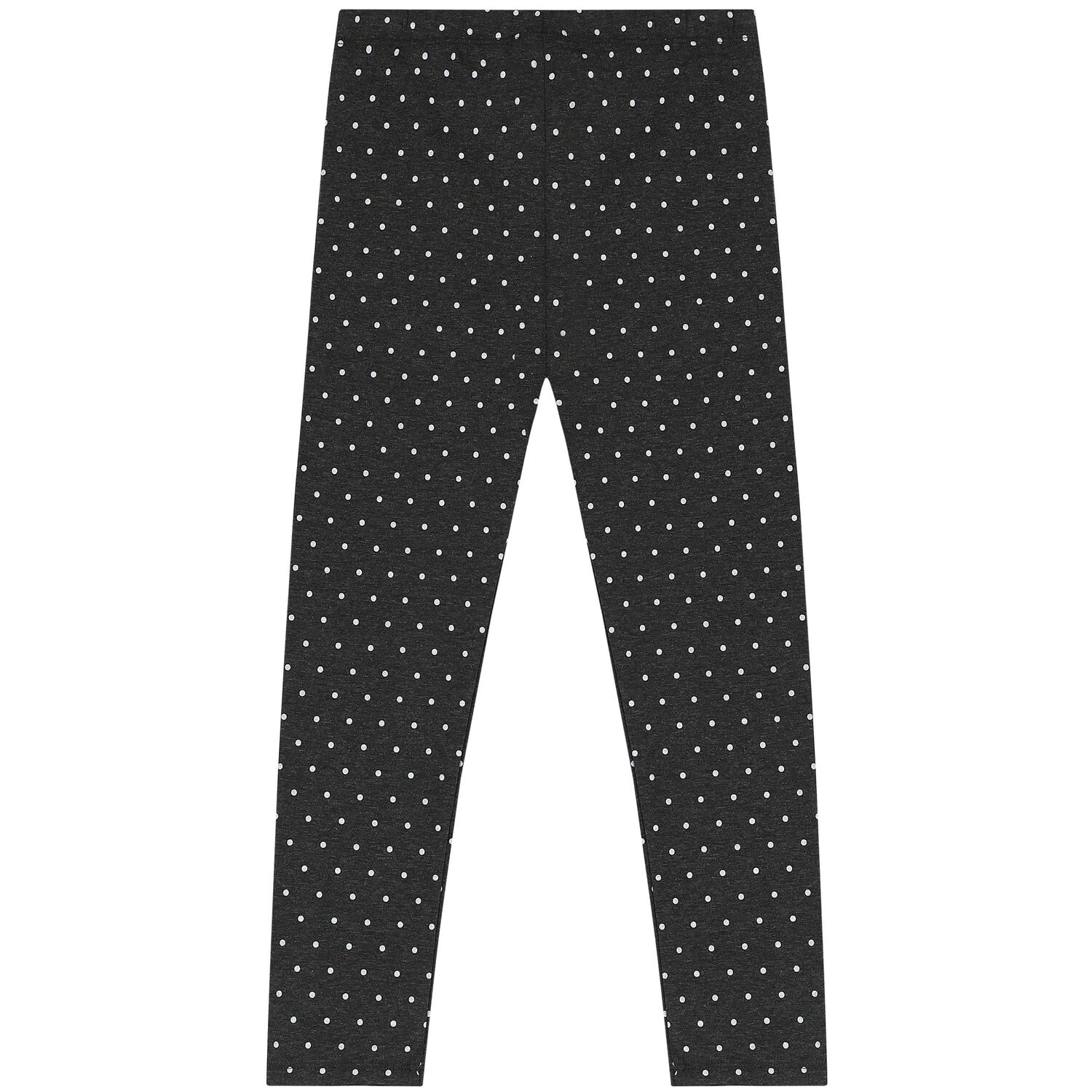 Girls White & Black Cat Leggings Set, 1, hi-res