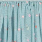 Girls Green Heart Tulle Skirt, 1, hi-res