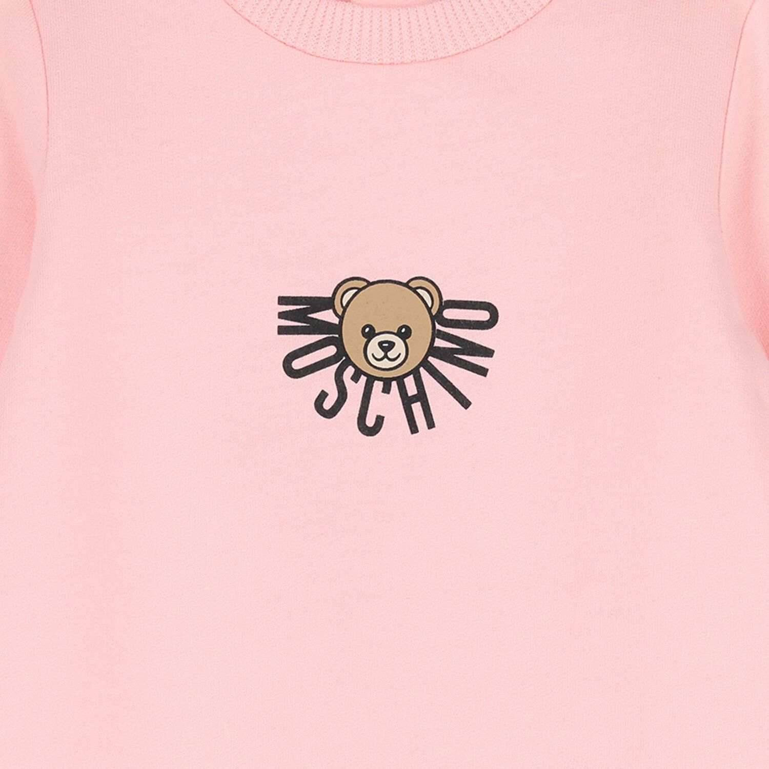Baby Girls Pink Teddy Bear Logo Babygrow, 5, hi-res