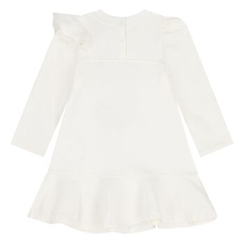 Younger Girls Ivory Disney Dress