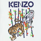 Younger Boys White & Green Logo Shorts Set, 1, hi-res