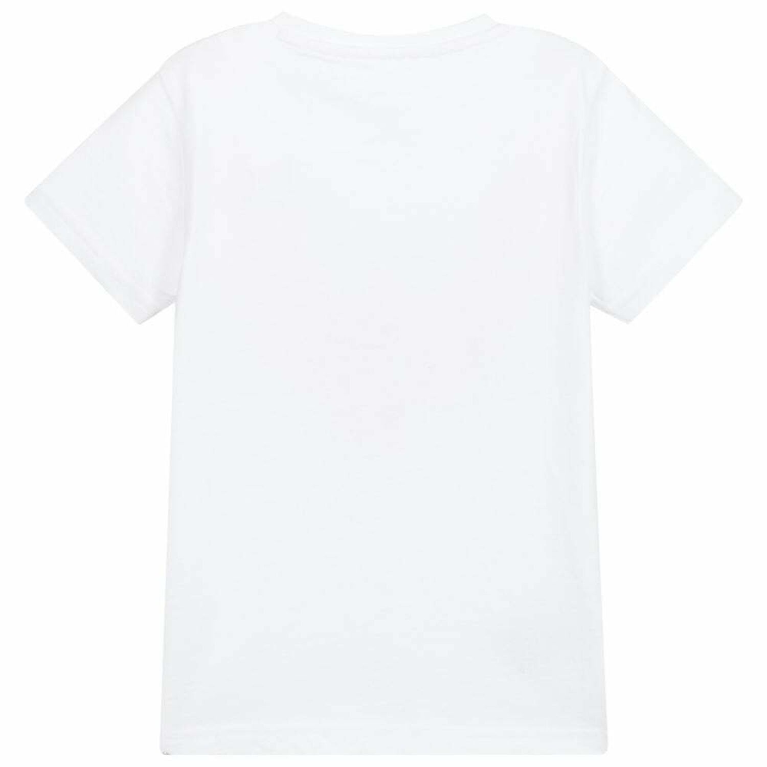 Boys White Holographic T-Shirt, 1, hi-res