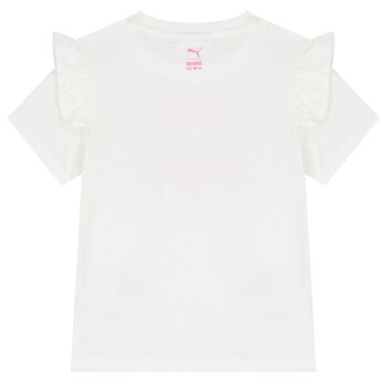 Girls White Hello Kitty T-Shirt