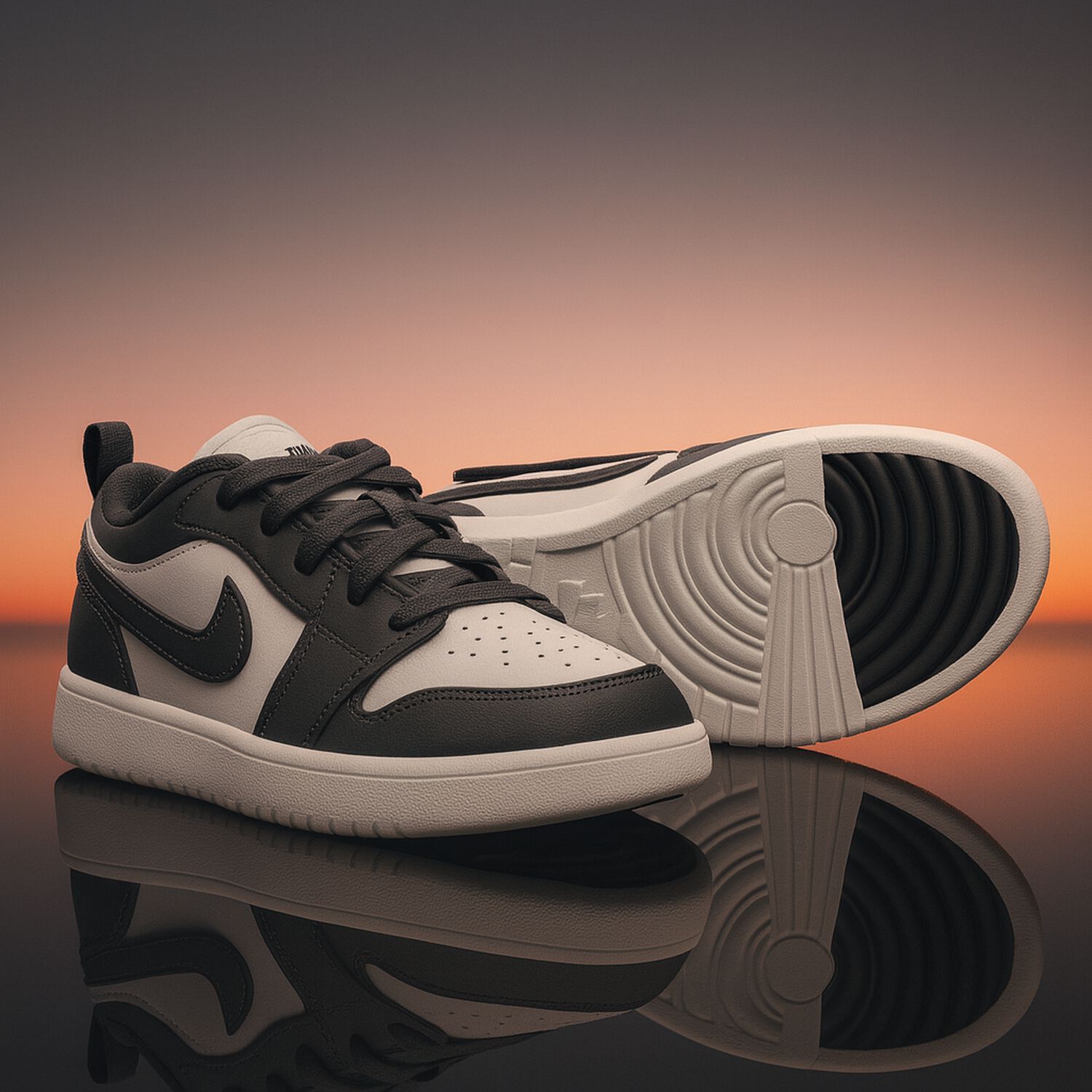 Grey & White Air Jordan 1 Low Alt Trainers, 2, hi-res