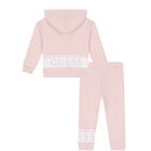 Baby Girls Pink Logo Tracksuit, 1, hi-res