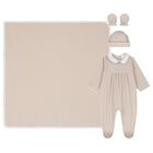 Beige & White Babygrow Gift Set, 1, hi-res