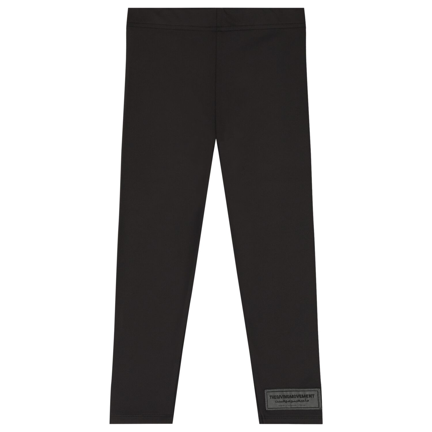 Girls Black Logo Softskin Leggings, 1, hi-res image number null