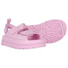Girls Pink Chunky Logo Sandals , 2, hi-res