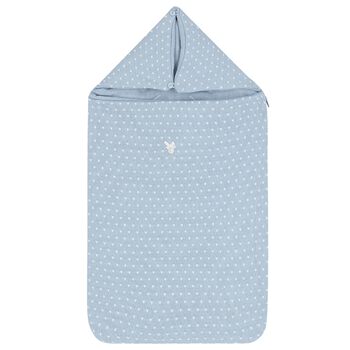 Boys Blue Hooded Baby Nest