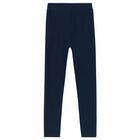 Girls Navy Logo joggers, 1, hi-res
