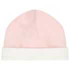 Baby Girls Pink & White Logo Babygrow Gift Set , 1, hi-res