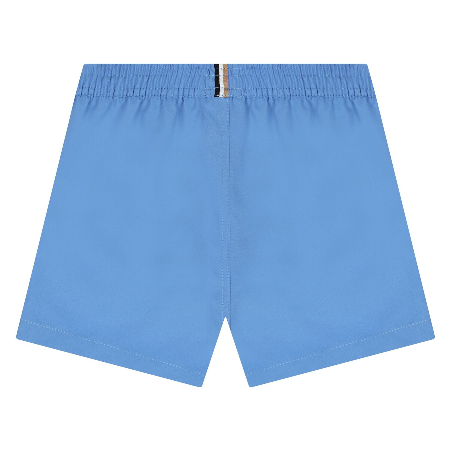 Younger Boys Blue Logo Swim Shorts, 1, hi-res