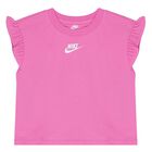 Girls Pink Logo Shorts Set, 1, hi-res