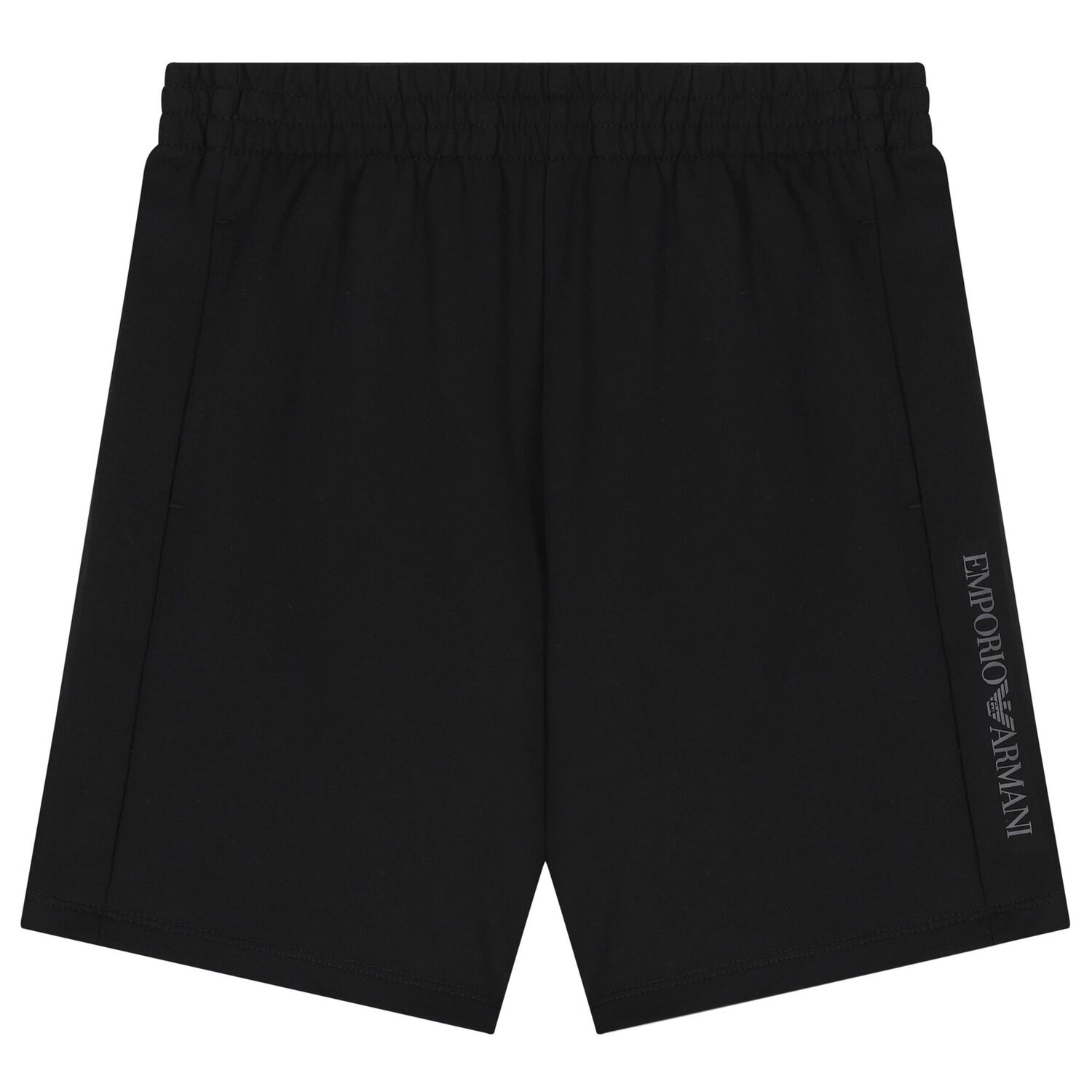 Boys Black Logo Shorts, 1, hi-res image number null