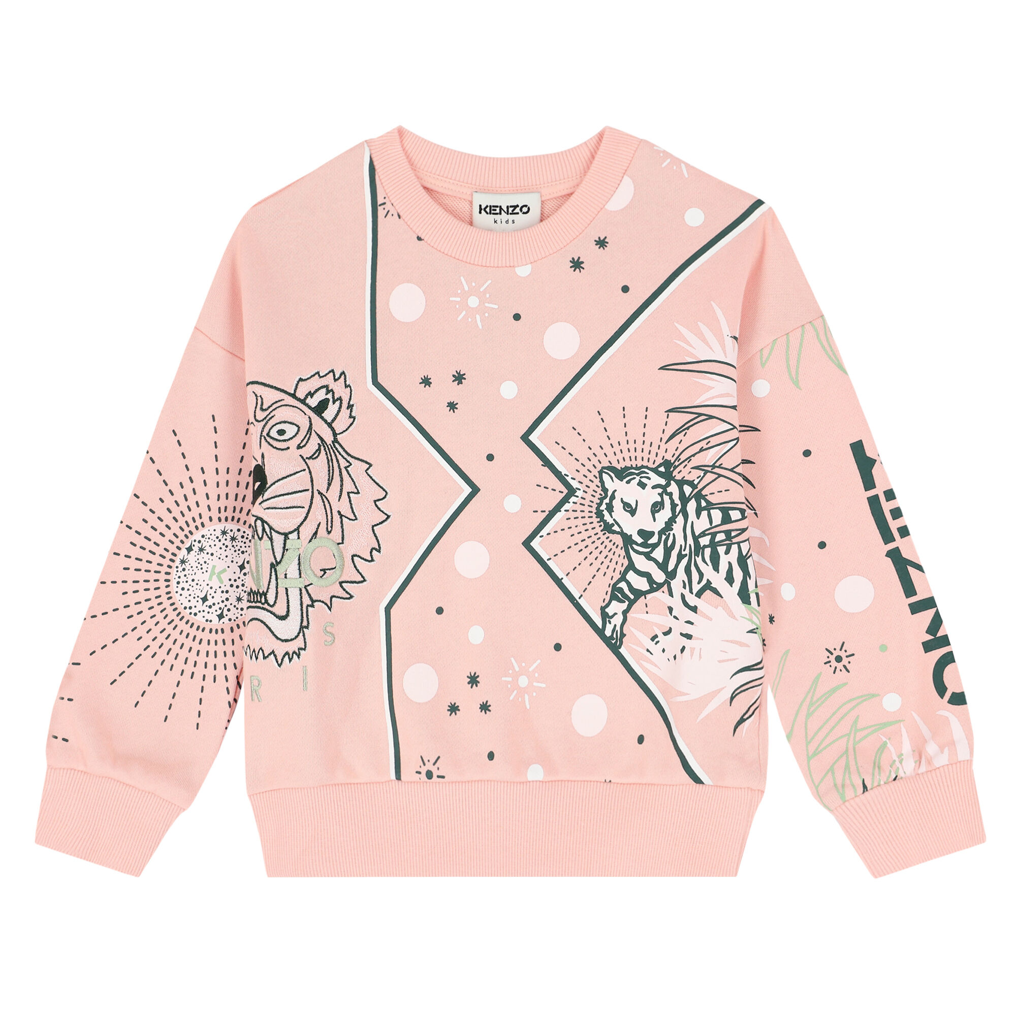 Kenzo pink tiger sweatshirt clearance