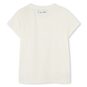 Girls Beige Choupette Logo T-Shirt