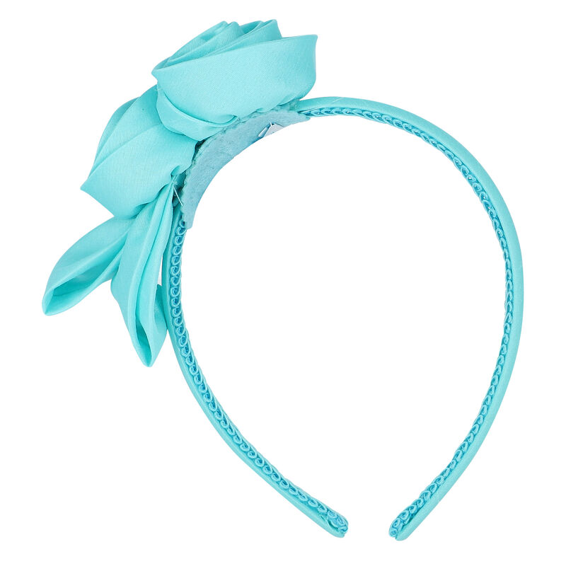Girls Blue Floral Hairband, 2, hi-res image number null