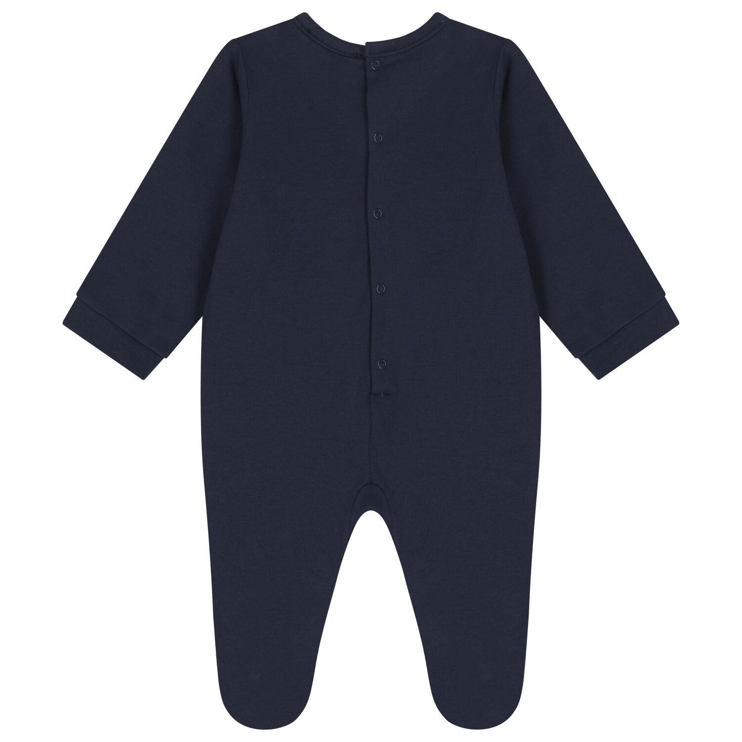 Baby Boys Navy Blue & Gold Babygrow Gift Set , 2, hi-res