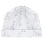 Ivory & Grey Giraffe Baby Hat, 1, hi-res