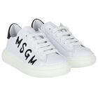 White Logo Trainers, 1, hi-res