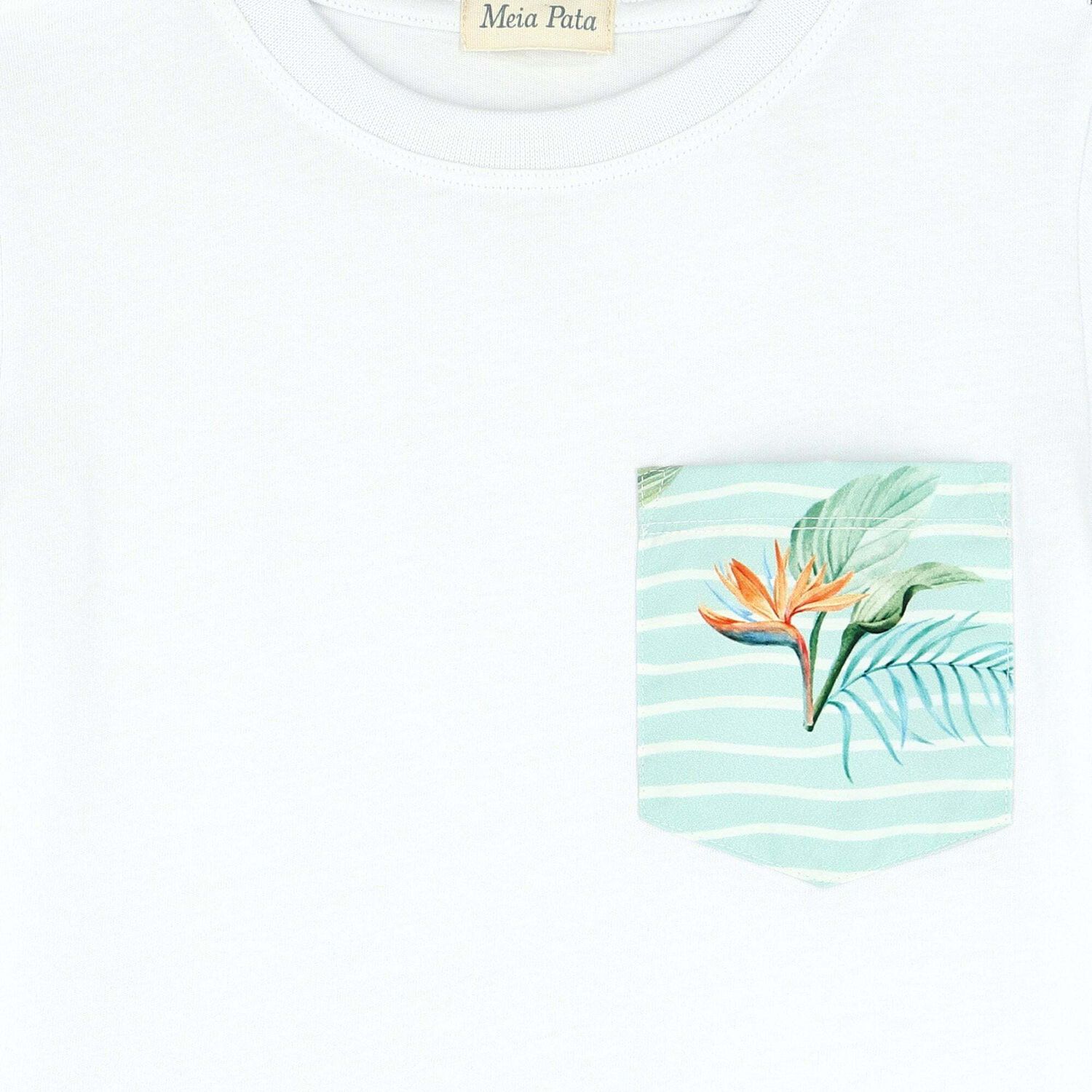 Boys White Cotton T-Shirt, 1, hi-res