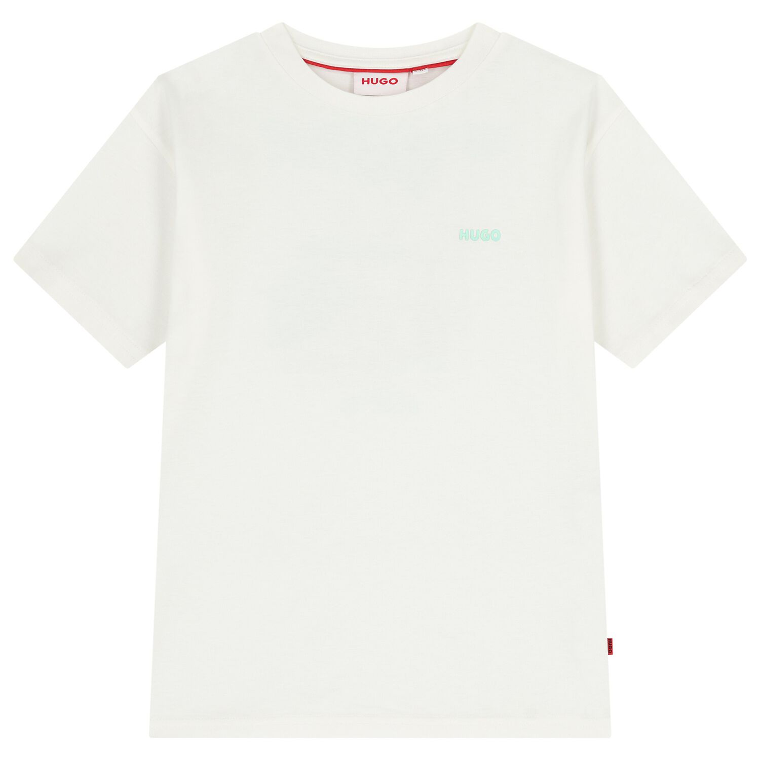 Boys White Logo T-Shirt, 1, hi-res