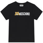 Black Teddy Bear Logo T-Shirt, 2, hi-res