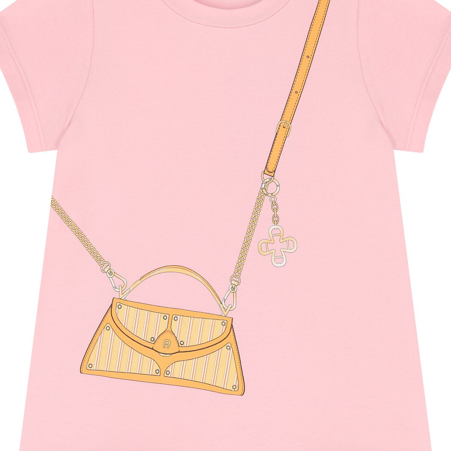 Girls Pink & Orange Bag Dress, 2, hi-res image number null