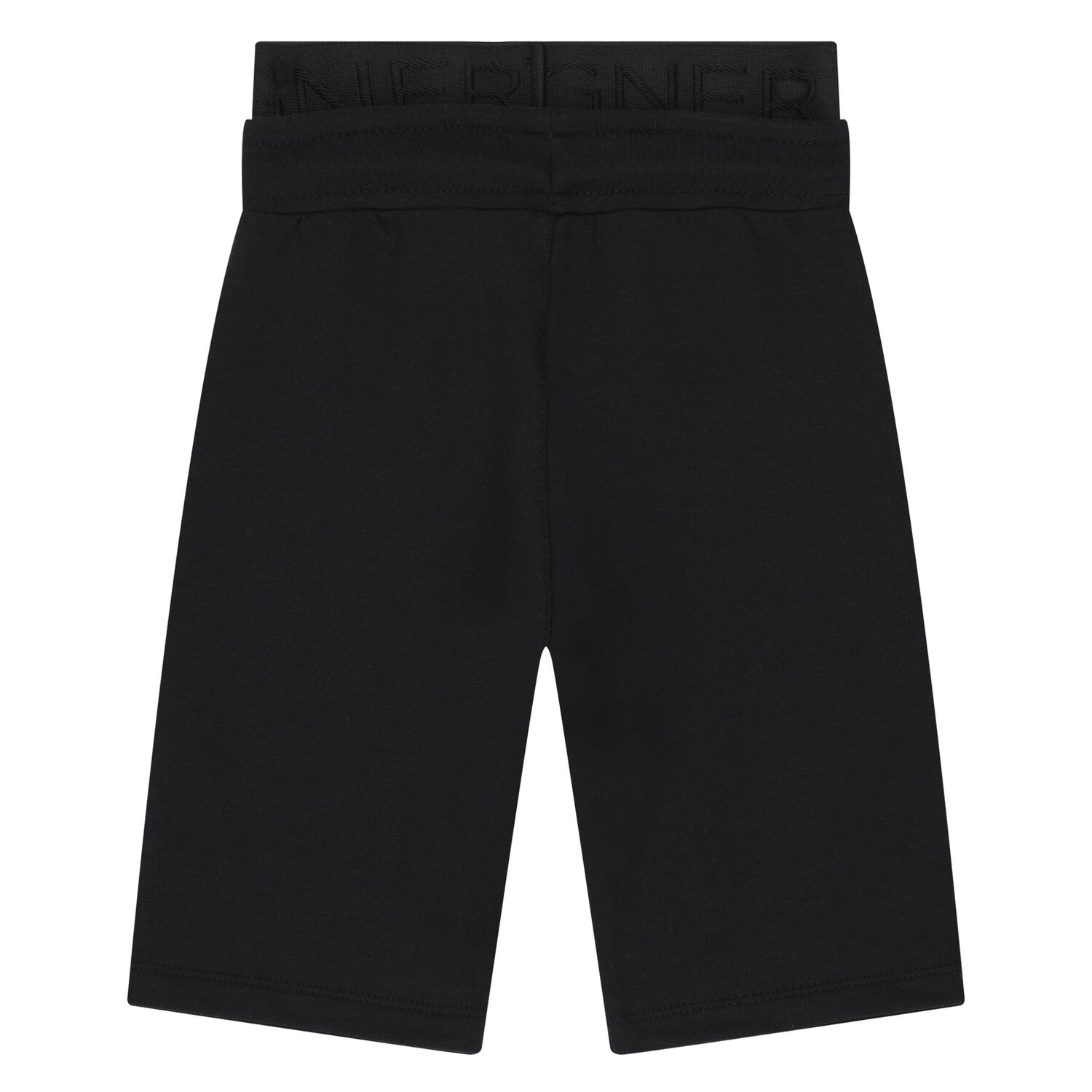 Younger Boys Black Logo Shorts, 1, hi-res image number null
