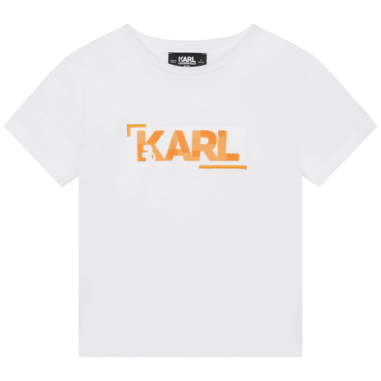 Boys White Logo T-Shirt, 1, hi-res